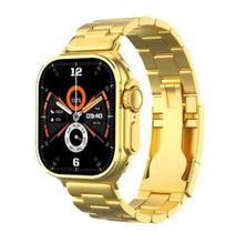 Smartwatch Ultra 9 Gold 24k Dourado Versão Gold Série 9 49mm com 2 pulseiras - mod 2023 - ULTRA GOLD