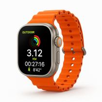Smartwatch Ultra 9 Pro 2025 Tela HD Chamadas Bluetooth Monitoramento Saúde Atividades Esportivas Bateria Longa Faces Personalizáveis