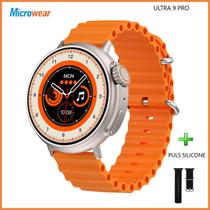 Smartwatch Ultra 9 Pro Redondo Tela Amoled 1.6 Pol. Microwear New 2023 + Puls Extra + Película