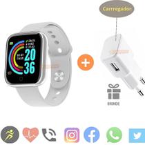 Smartwatch Ultra Compatível celular foto na tela+ Carregador