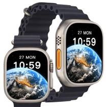 Smartwatch Ultra Max Watch X Série 10 + 4 Pulseiras Lançamento 2025, Monitor de Saúde NFC GPS tracking +100 modos esportivos 49mm - WearFit