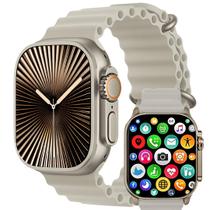 Smartwatch Ultra WS Série 10 X / 5 Pulseiras Lançamento 2025 / Monitor de Saúde / NFC GPS tracking / 100 modos esportivos / 49mm