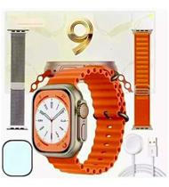 Smartwatch Ultra9 Modelo 2024 Lançamento 2 Pulseiras + Película Smartwatch Ultra9 Modelo 2024 Lançamento 2 Pulseiras + Película