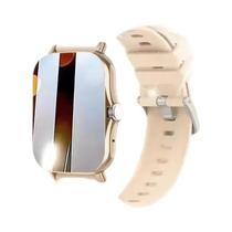 Smartwatch Unissex 2.01' AMOLED Com Chamada BT, Monitor De Frequência Cardíaca, Pressão Arterial, À