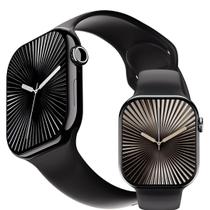 Smartwatch W10 Lançamento 2025 Série 10 X Microwear Original NFC tela 47m Amoled 120Hz novo sistema MicroOs 10 resistencia certificada IP68