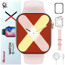 Smartwatch W10 Watch Ultra Nfc Chatgpt Amoled Gps 2 Pulseiras