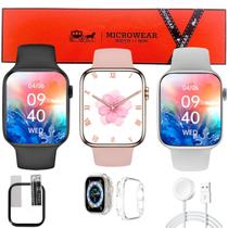 Smartwatch W11 Mini Relogio 42mm Pulso Fino Chatgpt Android iOS Bluetooth Responde Mensagens