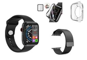 Smartwatch W28 Original 45mm Troca Pulseira Esportivo Casual Relogio Unissex Kit Pulseira Extra - W28 Pro