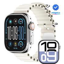 Smartwatch W3 Ultra 2025 Série 10 Microwear / GPS / Whatsapp / ligações / Sensores de Saúde / Conecta Android e iOs / 49mm / feminino e masculino