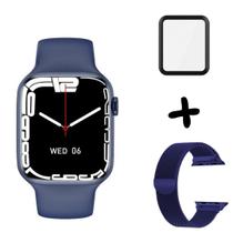 Smartwatch W37 Pro Relógio + Pulseira De Metal + Película
