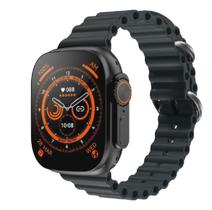 Smartwatch W68 Ultra Preto Lançamento Notificações Androi iOS Instagram Facebook Whats