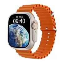 Smartwatch W68+ Ultra Series 8 NFC Tela 2.02" Microwear Novo