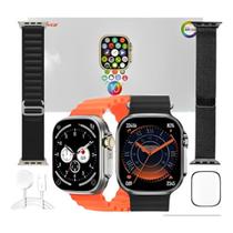 Smartwatch W69+ Plus Série 10 Ultra 49mm Amoled 2gb + 2 Pulseiras