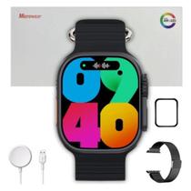 Smartwatch W69+ Ultra Amoled Serie 10 Grava Musica + Brind - microwear