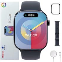 Smartwatch W99 Pro Bazik Ultra 45mm NFC Amoled GPS com 2 pulseiras