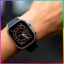 Smartwatch Watch 9 Preto ProMax Amoled NFC + 3 Pulseiras GPS Traking + 20 modos Esportivos