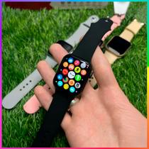 Smartwatch Watch 9 Pro Preto Inclusas 2 Pulseiras Comando de Voz e Siri Estilo e Tecnologia Masculino e Feminino A Prova