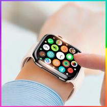 Smartwatch Watch 9 Pro Rosa Inclusas 2 Pulseiras Comando de Voz e Siri Estilo e Tecnologia Masculino e Feminino A Prova