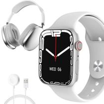 Smartwatch Watch Series 9 PROMAX + Fone Bluetooth Pro 9 + 2 Pulseiras NFC android e iOs inteligente