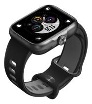 Smartwatch Wearzone Action Tela AMOLED Bluetooth Notificações Modos Esportivos Sono Bateria Longa Duração Pulseira Esportiva Preto Smartwatch Wearzone Action Tela AMOLED Bluetooth Notificações Modos Esportivos Sono Bateria Longa Duração Pulseira Esportiva Preto