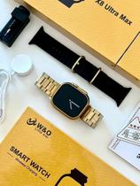 Smartwatch X8 Ultra Gold Com 2 Pulseiras