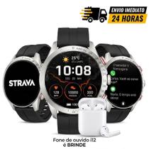 Smartwatch Xiaomi, Haylou Solar Pro Amoled A Prova Dagua Com Certifcação Militar com Pulseira Extra Com fone I12 Bluetooth brinde Smartwatch Xiaomi, Haylou Solar Pro Amoled A Prova Dagua Com Certifcação Militar com Pulseira Extra Com fone I12 Bluetooth brinde