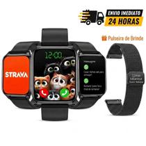 Smartwatch Xiaomi Haylou Watch 2 Pro Bluetooth 5.3 Original Conectividade com Strava 1 Pulseira Extra aço 22mm Smartwatch Xiaomi Haylou Watch 2 Pro Bluetooth 5.3 Original Conectividade com Strava 1 Pulseira Extra aço 22mm