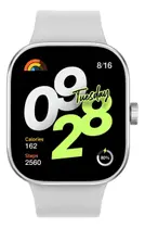 Smartwatch Xiaomi Redmi Watch 4 Versão Global Caixa Prateada Pulseira Prata Tela Amoled 1.97 Alumínio modelo M2315W1