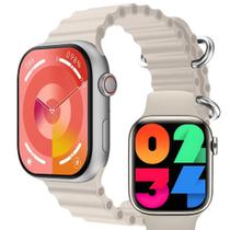 Smartwatch XWEAR ˣH9 Original 2 pulseiras premium Amoled modo esportivo GPS track assistente de voz ligações IP67 Android iOs