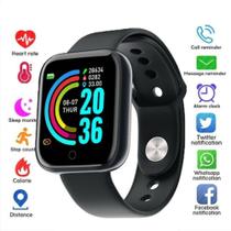 Smartwatch Y68 Digital para Homens e Mulheres, Relógios Esportivos, Relógio para Android, iOS