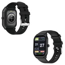 Smartwatch zwear z177 bt 5.2 android, ios tela 2 pol - preto