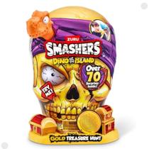 Smashers Dino Island Gold Caça Ao Tesouro Com 70 Surpresas