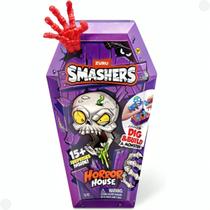 Smashers Horror House Zombosauro Vermelho +15 Surpresas F0173-6 - Fun Divirta-se
