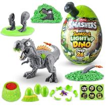 Smashers Jurassic Light Dino Preto Série 1 Grande F0128-7 Fun - Fun Divirta-se
