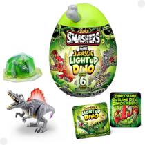 Smashers Jurassic Light Dino Verde Série 1 - Fun F0219-8 Smashers Jurassic Light Dino Verde Série 1 - Fun F0219-8