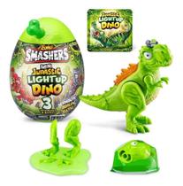 Smashers Mini Jurassic Light Up Dino Médio Surpresa Fun
