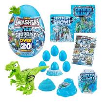 Smashers Ovo Dino Ice Age Grande Surprise - 20 Surpresas -Verde - Fun