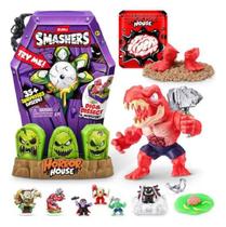 Smashers Zuru Monster Horror House Series 1 - Casa Do Horror Grande Verm 35 Surpresas - Fun