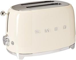 Smeg TSF01CRUS 50's Retro Style Aesthetic 2 Torradeira Fatia, Creme