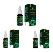 Smells kit com 3 extrato de propolis 30ml