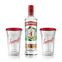 Smirnoff n.21 998ml + 2 Copos + Boia Melancia Smirnoff n.21 998ml + 2 Copos + Boia Melancia