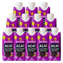 Smoothie de Açaí Tradicional Amazoo 250ml 12 Unidades