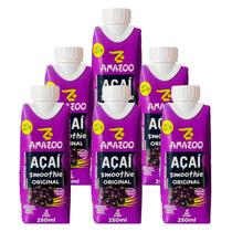 Smoothie de Açaí Tradicional Amazoo 250ml 6 Unidades