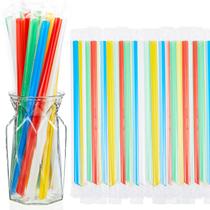 Smoothie Straws Tessco 600 unidades de plástico grande embaladas individualmente