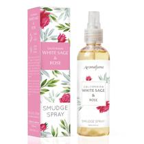 Smudge Spray Aromafume White Sage & Rose 100ml para limpeza