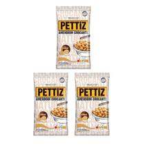 Snack Amendoim Natural Pettiz Qualidade Dori 500g Kit com 3