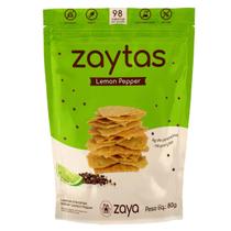 Snack Biscoito Vegano Zaytas Lemon Pepper 80g