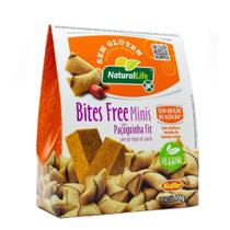 Snack Bites Free Minis sabor Paçoquinha Fit s/ Glúten 70g Natural Life - Kodilar