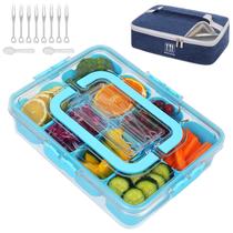 Snack Box WETRBWEH Bolsa térmica isolada de 8 compartimentos