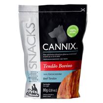 Snack Cannix para Cães Adultos Sabor Tendão Bovino - 80g